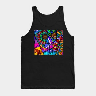 JEC Fractured Mandala Tank Top